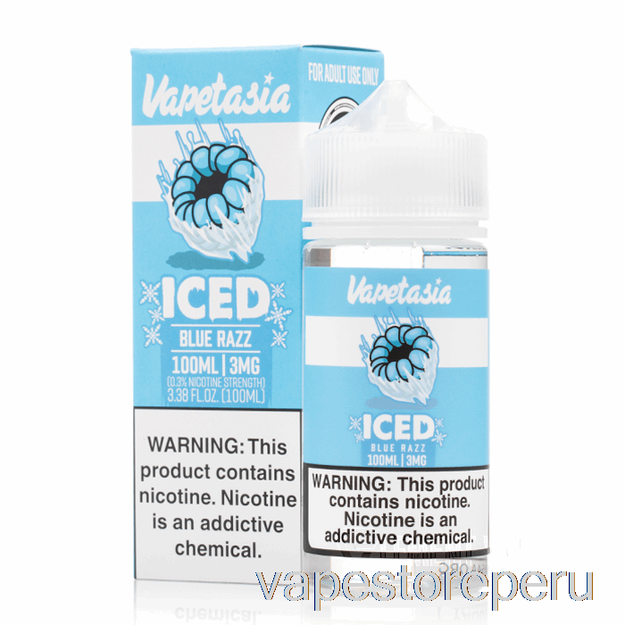 Vape Smoke Iced Blue Razz - Vapetasia - 100ml 3mg